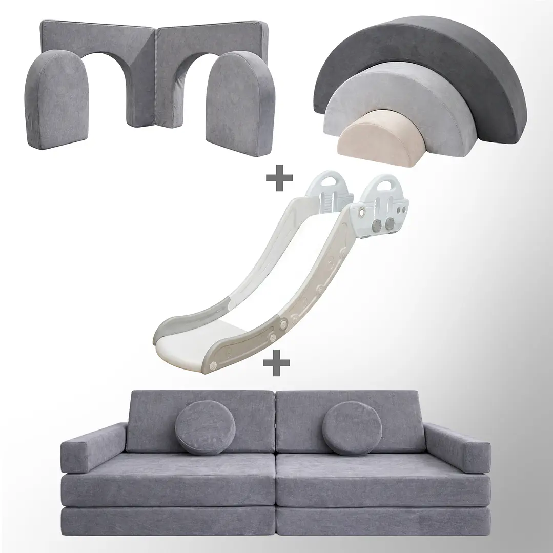 Pack de Regalo Plaza en Casa Sillón Blokid +  Arkid + Puerta + Resbalín Tobo 10