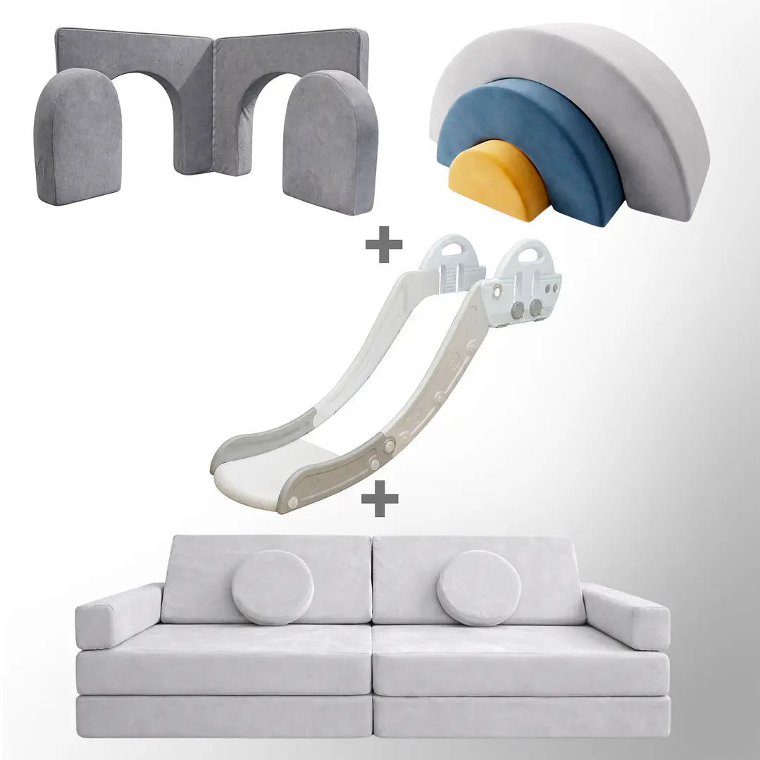 Pack de Regalo Plaza en Casa Sillón Blokid +  Arkid + Puerta + Resbalín Tobo 13