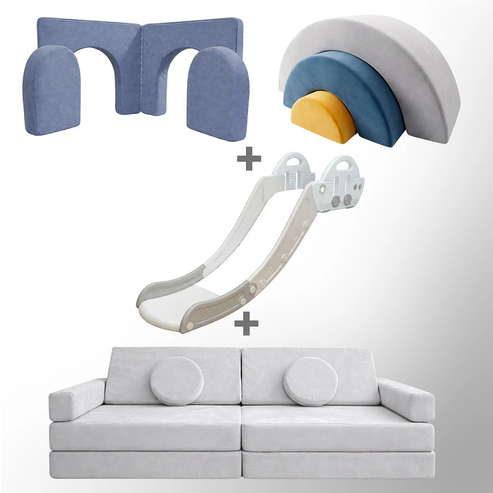Pack de Regalo Plaza en Casa Sillón Blokid +  Arkid + Puerta + Resbalín Tobo 14