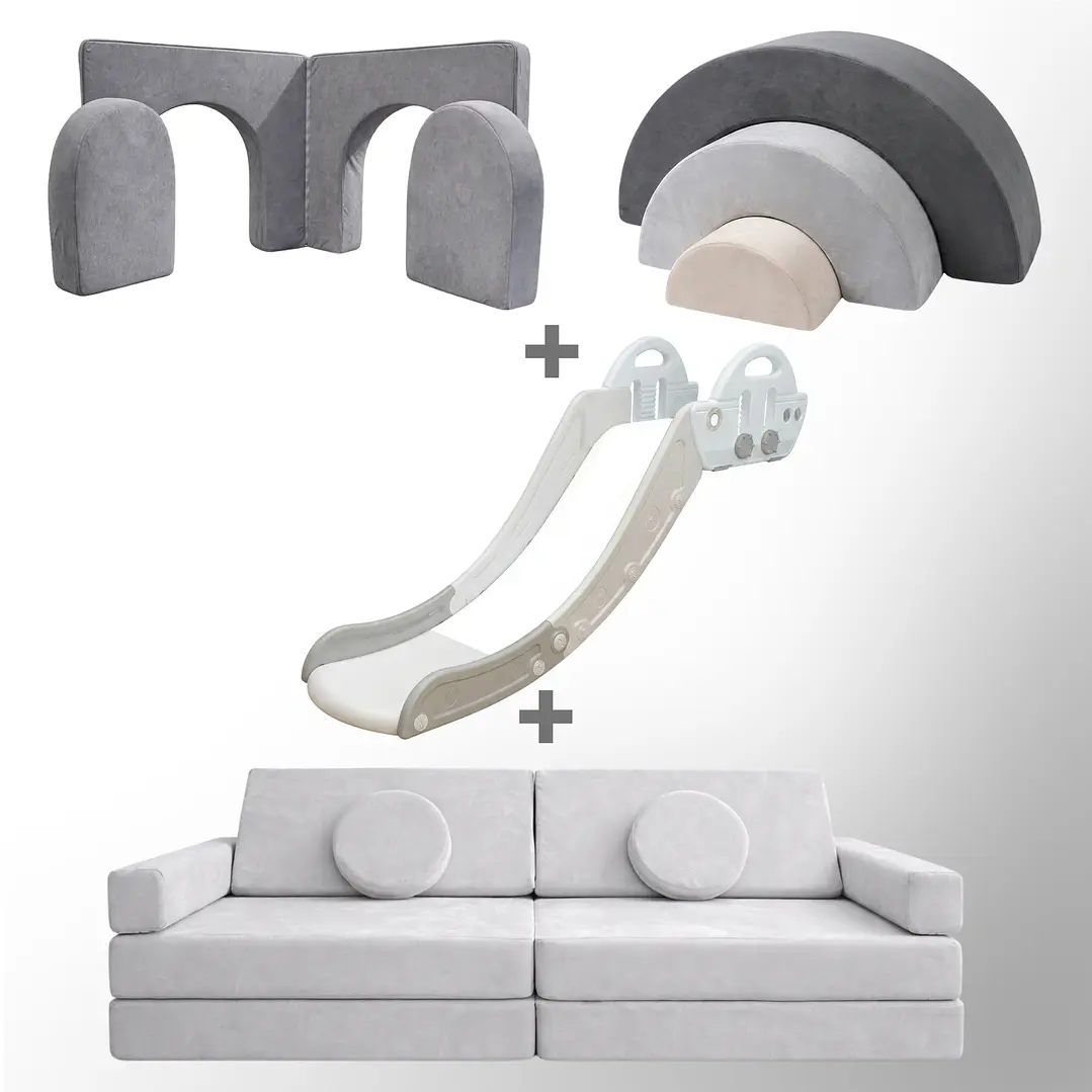 Pack de Regalo Plaza en Casa Sillón Blokid +  Arkid + Puerta + Resbalín Tobo 16