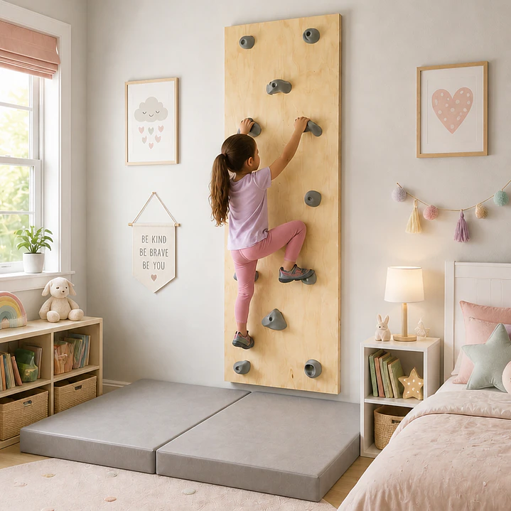 Muro de escalada con presas piedras de escalada de resina armado listo para muro 9