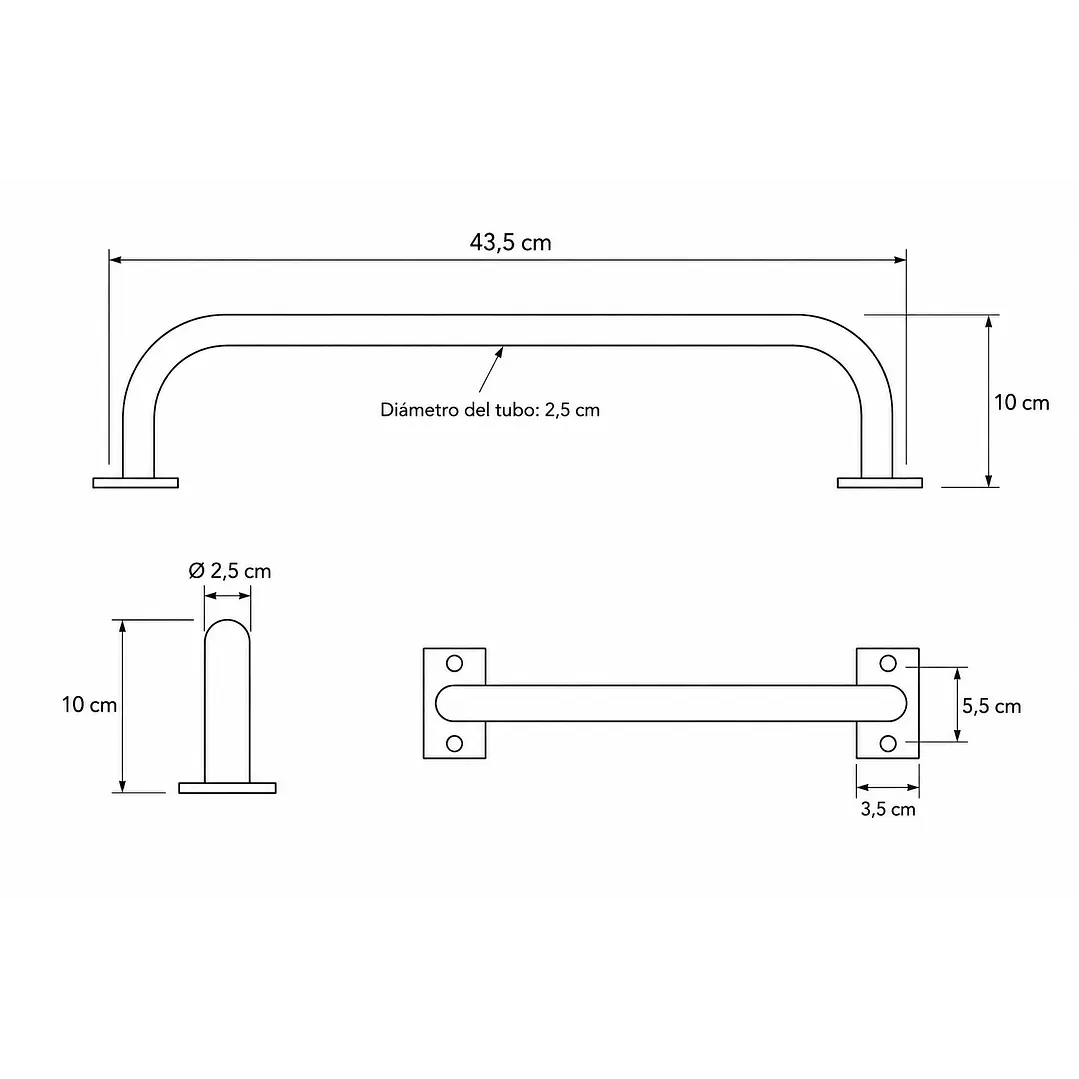 Monkey Bars Pack de 6 Pasamanos 7