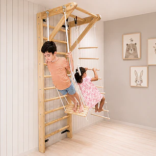 Escalera de Muro y Destrezas para Niños 