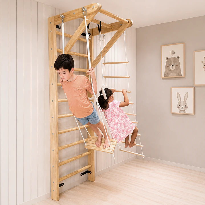 Escalera de Muro y Destrezas para Niños  1