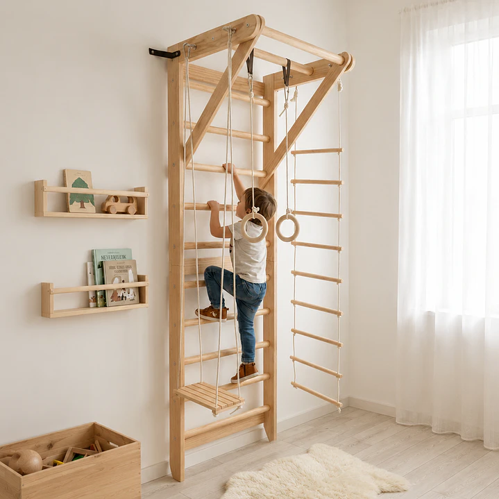 Escalera de Muro y Destrezas para Niños  2
