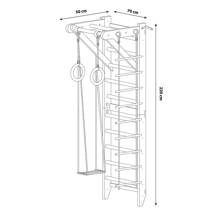 Escalera de Muro y Destrezas para Niños  8