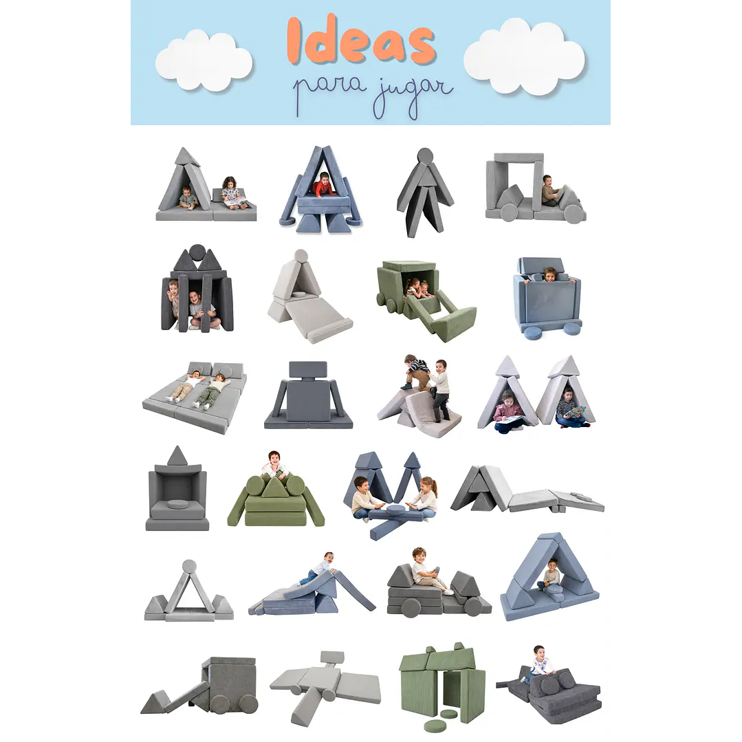 Lámina Ideas para crear con tu Blokid  2