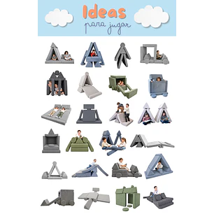 Lámina Ideas para crear con tu Blokid 