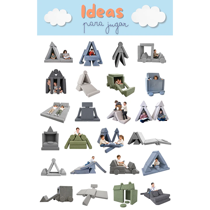 Lámina Ideas para crear con tu Blokid  2
