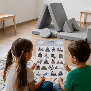 Lámina Ideas para crear con tu Blokid 