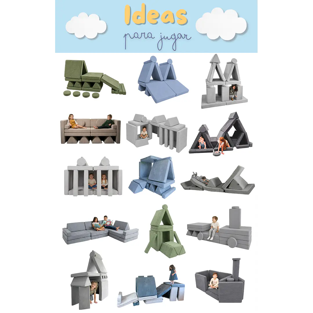Lámina Ideas para crear con tu Blokid Doble 3