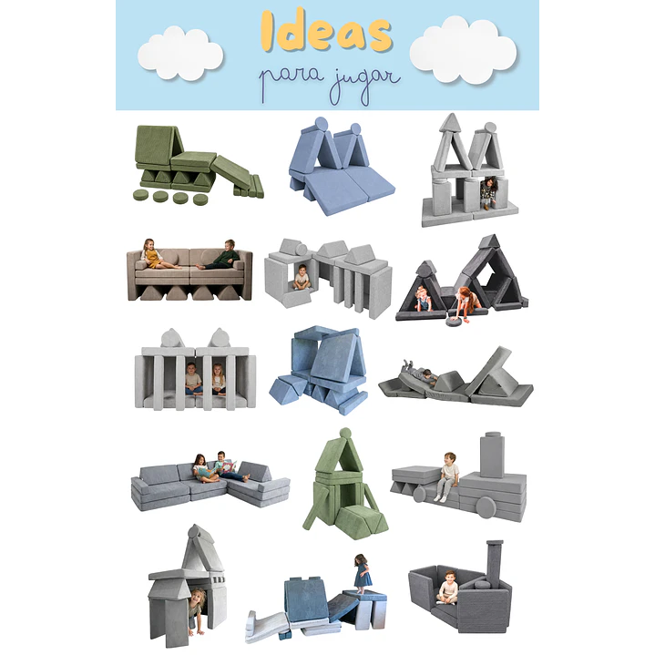 Lámina Ideas para crear con tu Blokid Doble 3