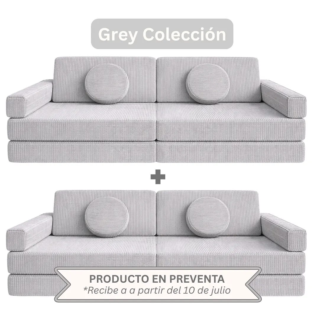 Sillón para Niños de juego Modular Doble 14
