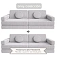 Sillón para Niños de juego Modular Doble - Miniatura 14