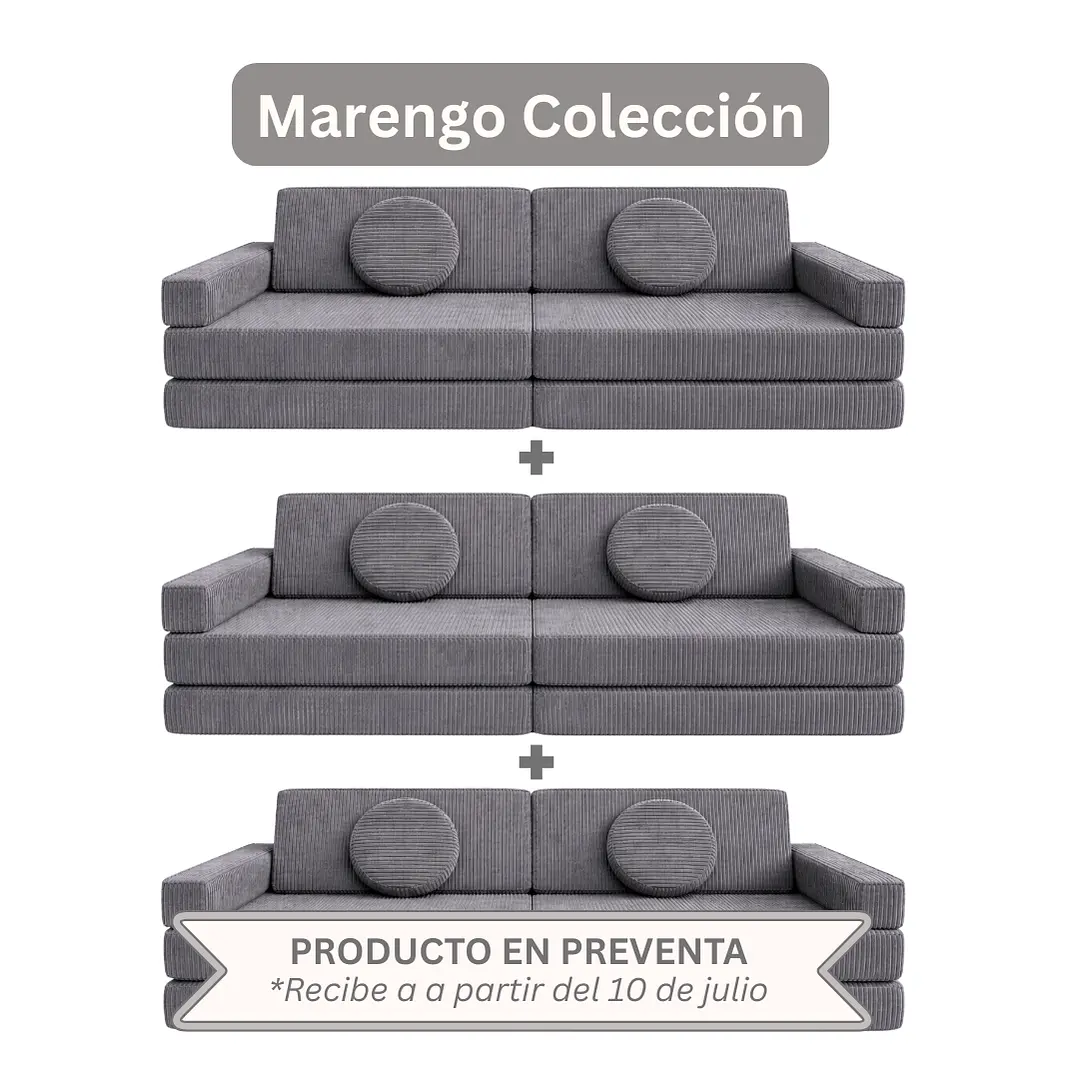 Sillón para Niños de juego Modular Triple 11