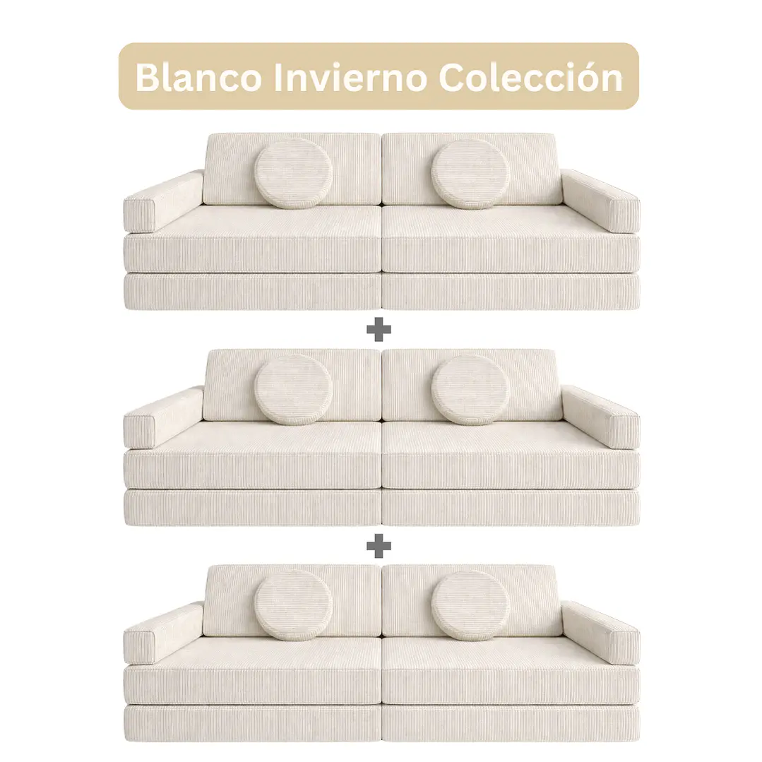 Sillón para Niños de juego Modular Triple 10