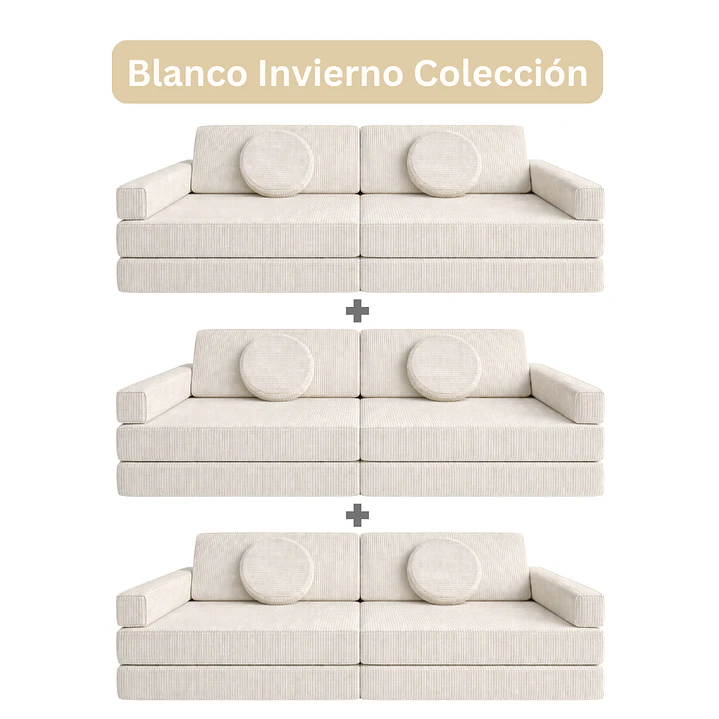 Sillón para Niños de juego Modular Triple 10