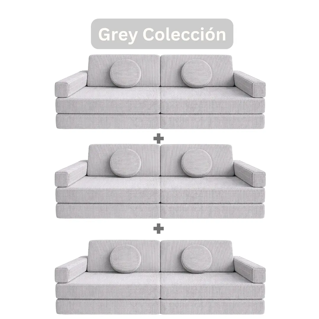Sillón para Niños de juego Modular Triple 8