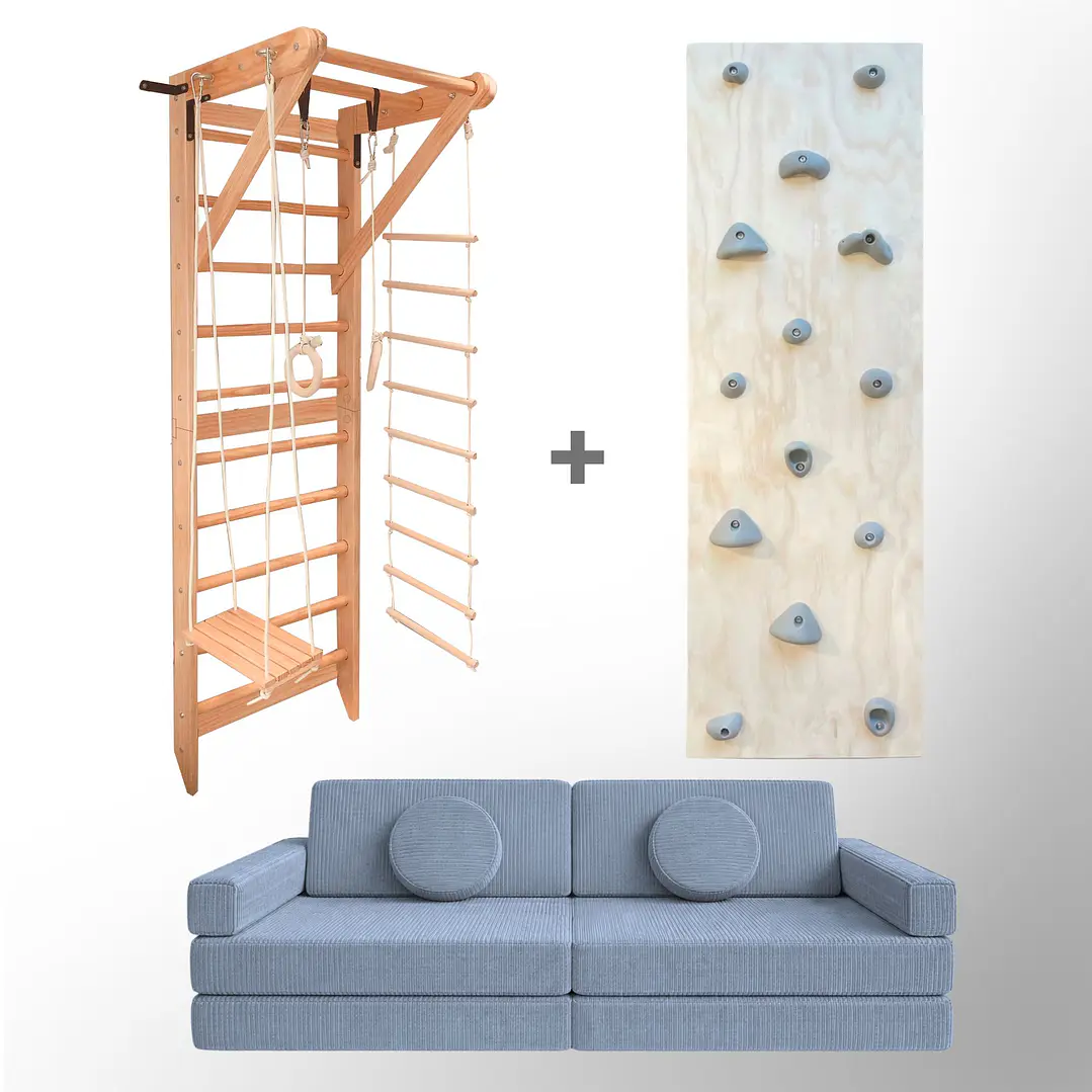 Pack Escalada Blokid: Escalera, Muro de Escalar y Sillón Blokid 11