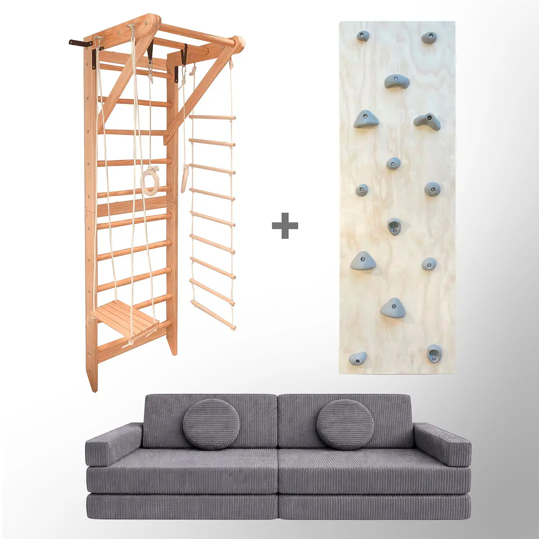 Pack Escalada Blokid: Escalera, Muro de Escalar y Sillón Blokid 13