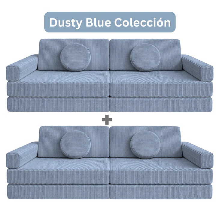 Sillón para Niños de juego Modular Doble 24