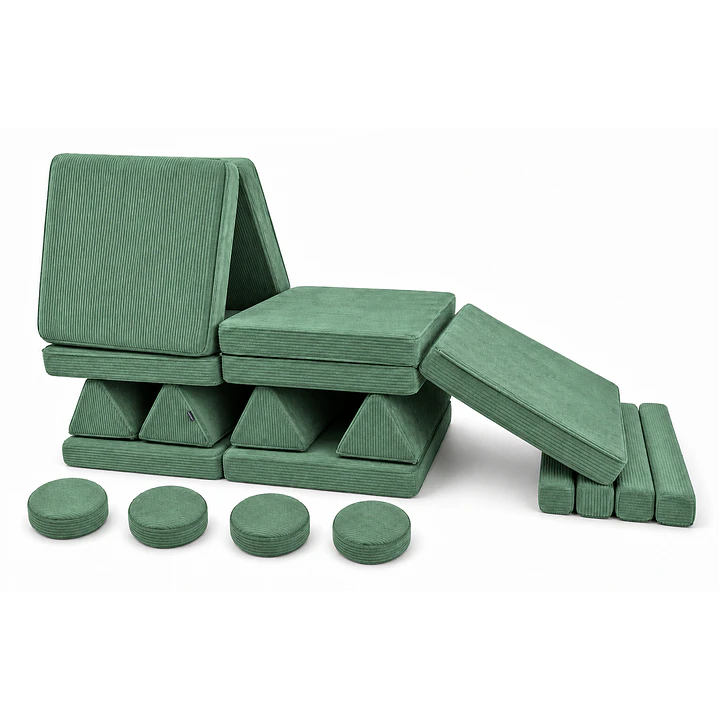 Sillón para Niños de juego Modular Doble 12