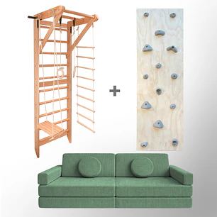 Pack Escalada Blokid: Escalera, Muro de Escalar y Sillón Blokid