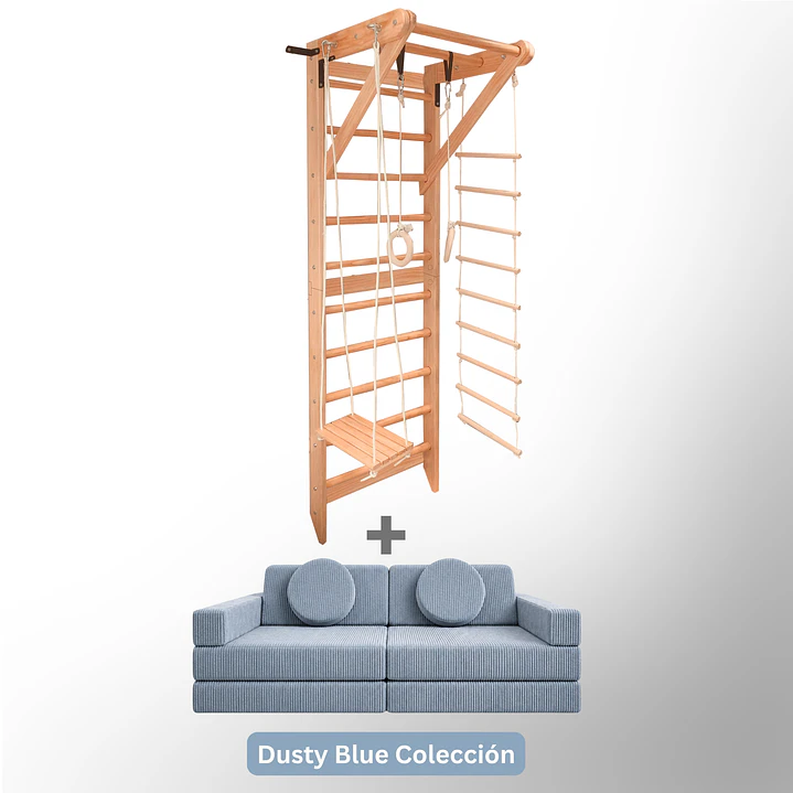 Pack Escalera de muro y Sillón MINI Blokid 6