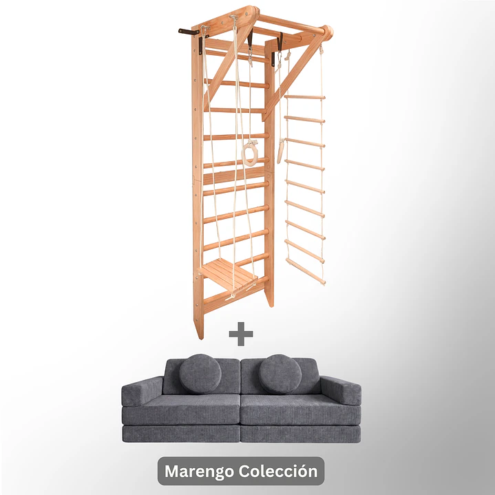 Pack Escalera de muro y Sillón MINI Blokid 5