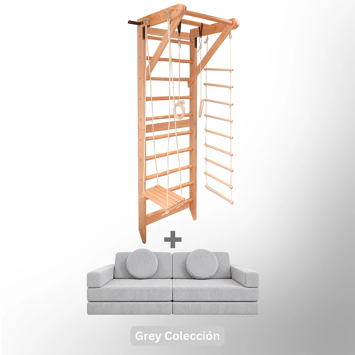 Pack Escalera de muro y Sillón MINI Blokid 7