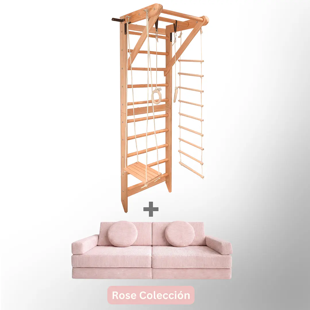 Pack Escalera de muro y Sillón MINI Blokid 1