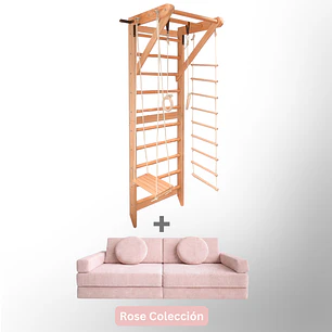 Pack Escalera de muro y Sillón MINI Blokid
