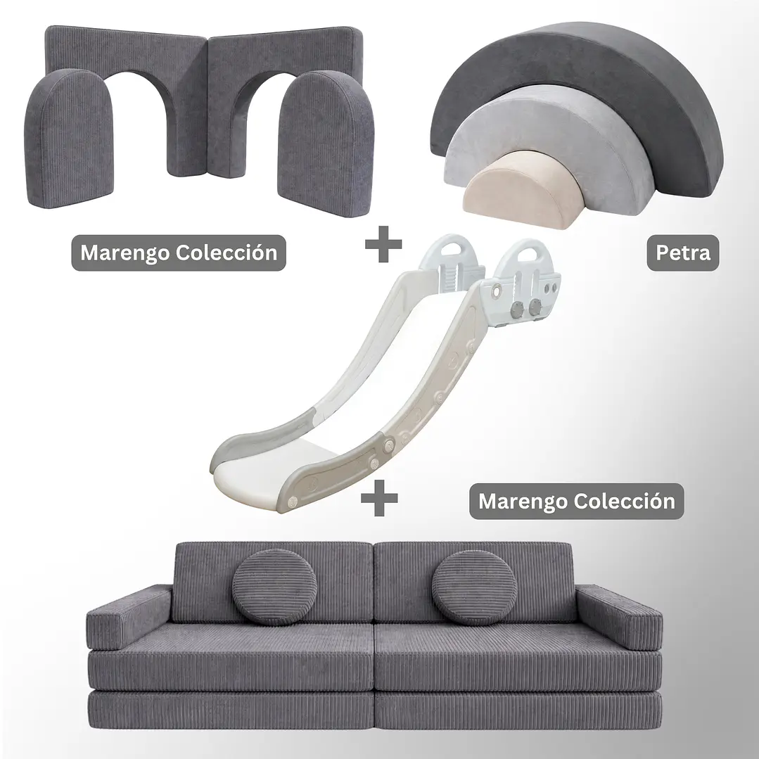 Pack de Regalo Plaza en Casa Sillón Blokid +  Arkid + Puerta + Resbalín Tobo 7