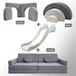 Pack de Regalo Plaza en Casa Sillón Blokid +  Arkid + Puerta + Resbalín Tobo - Miniatura 9