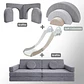 Pack de Regalo Plaza en Casa Sillón Blokid +  Arkid + Puerta + Resbalín Tobo - Miniatura 10
