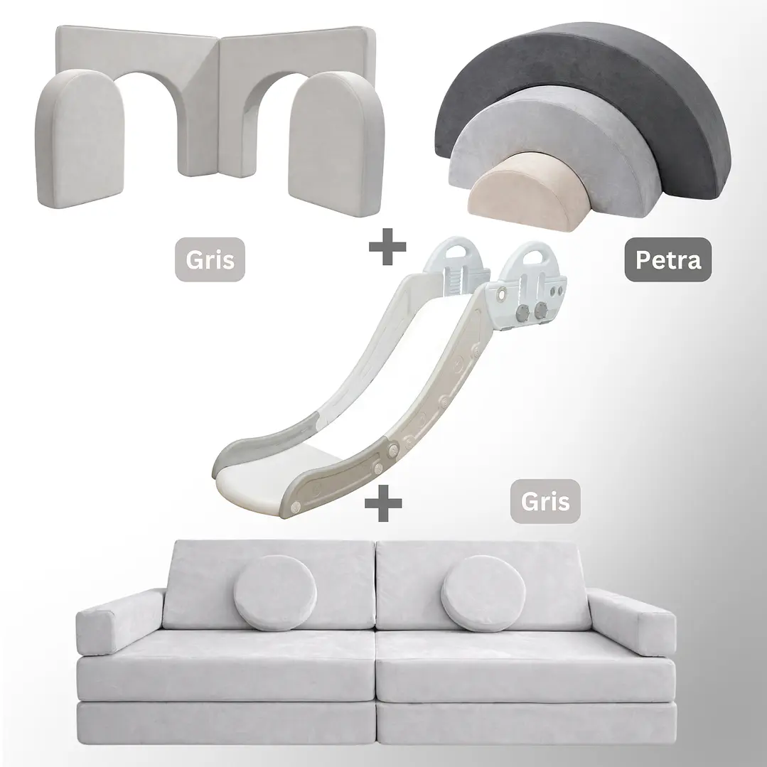 Pack de Regalo Plaza en Casa Sillón Blokid +  Arkid + Puerta + Resbalín Tobo 12