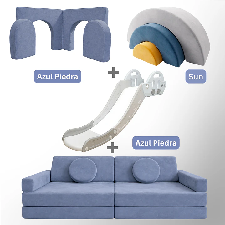 Pack de Regalo Plaza en Casa Sillón Blokid +  Arkid + Puerta + Resbalín Tobo 14