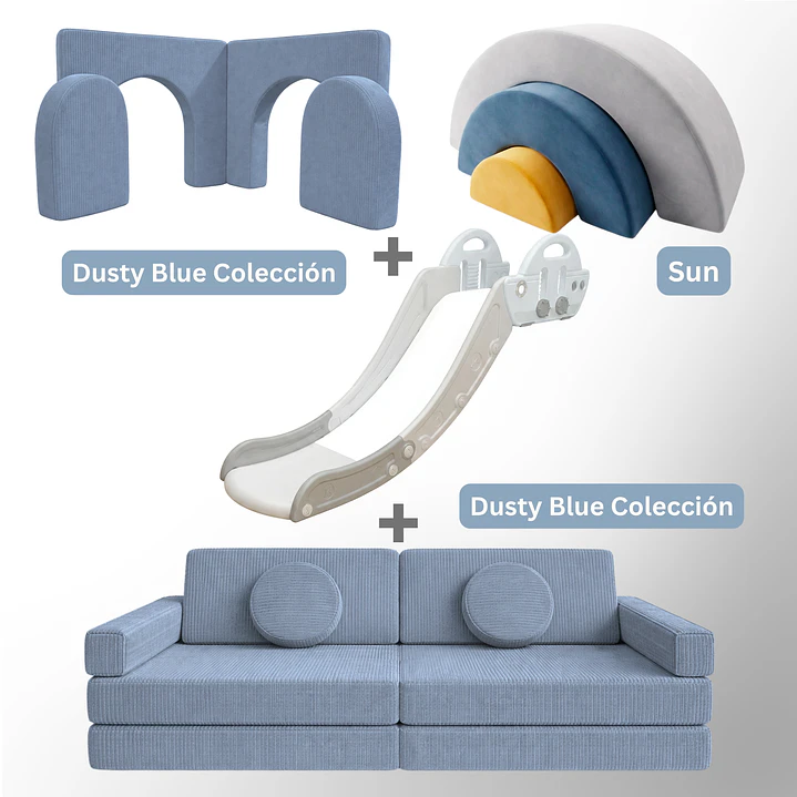 Pack de Regalo Plaza en Casa Sillón Blokid +  Arkid + Puerta + Resbalín Tobo 15