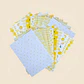 20 Papeles Scrapbook, Junk Journal, Papelería Amarillo - Miniatura 1