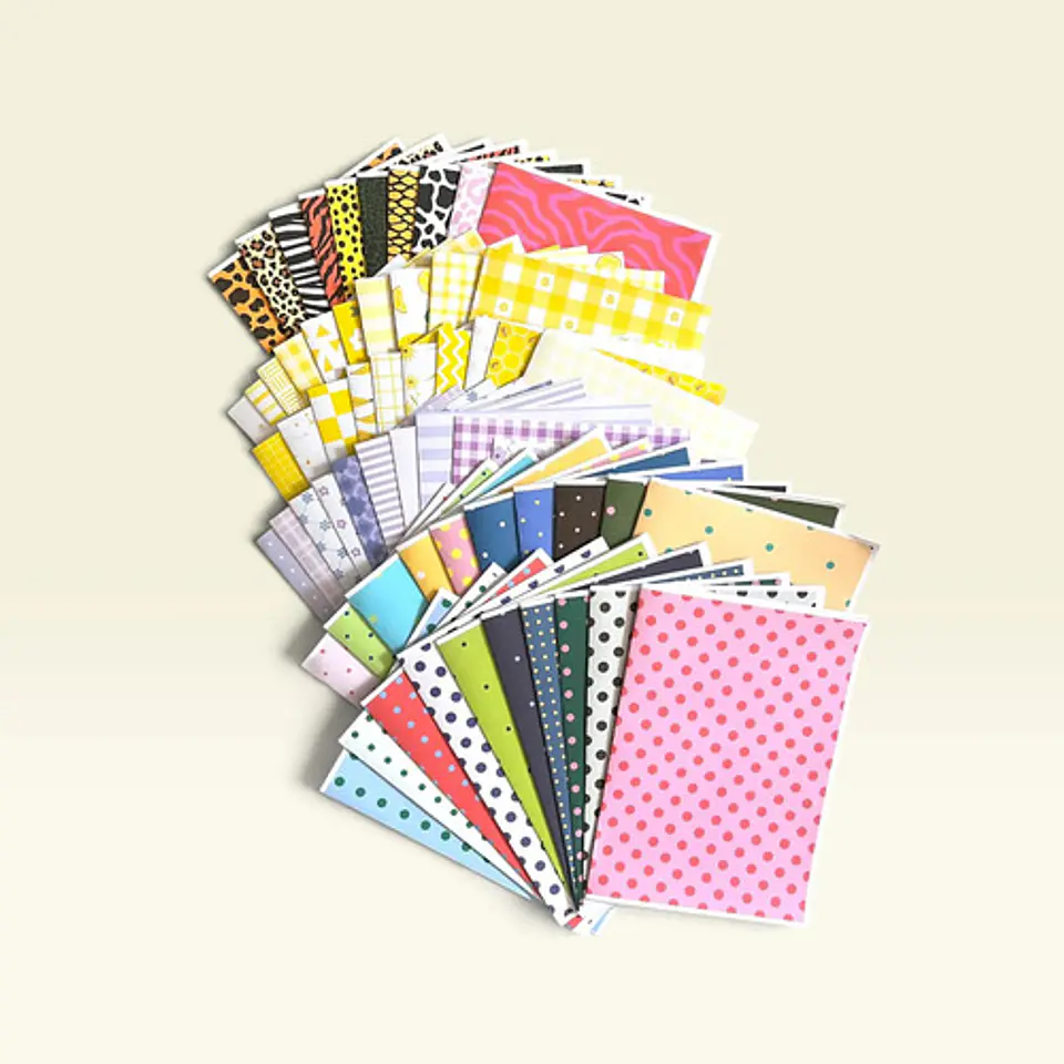 20 Papeles Scrapbook, Junk Journal, Papelería Amarillo 8