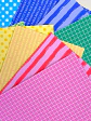 10 Papeles Autoadhesivos Varios Colores Vol 1 Para Scrapbook - Miniatura 3
