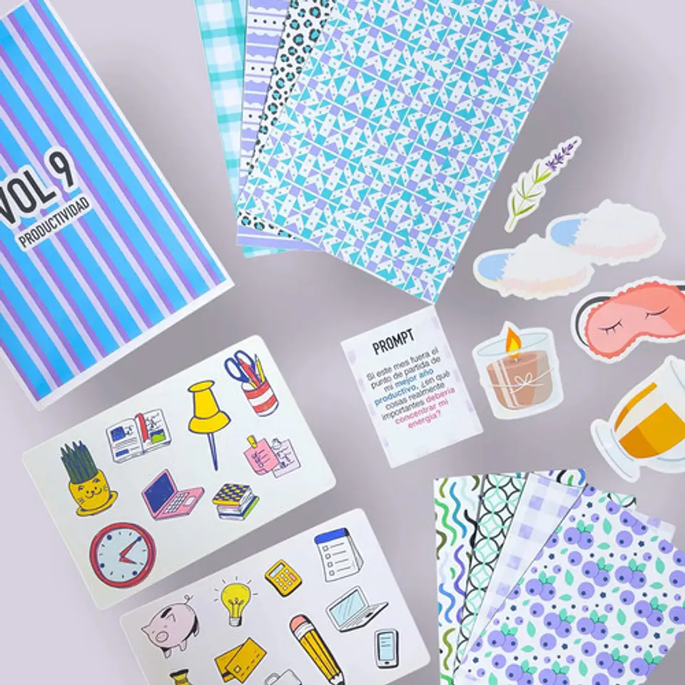 Sobre Scrapbook, Stickers Y Papelería - Vol 9 Productividad 2