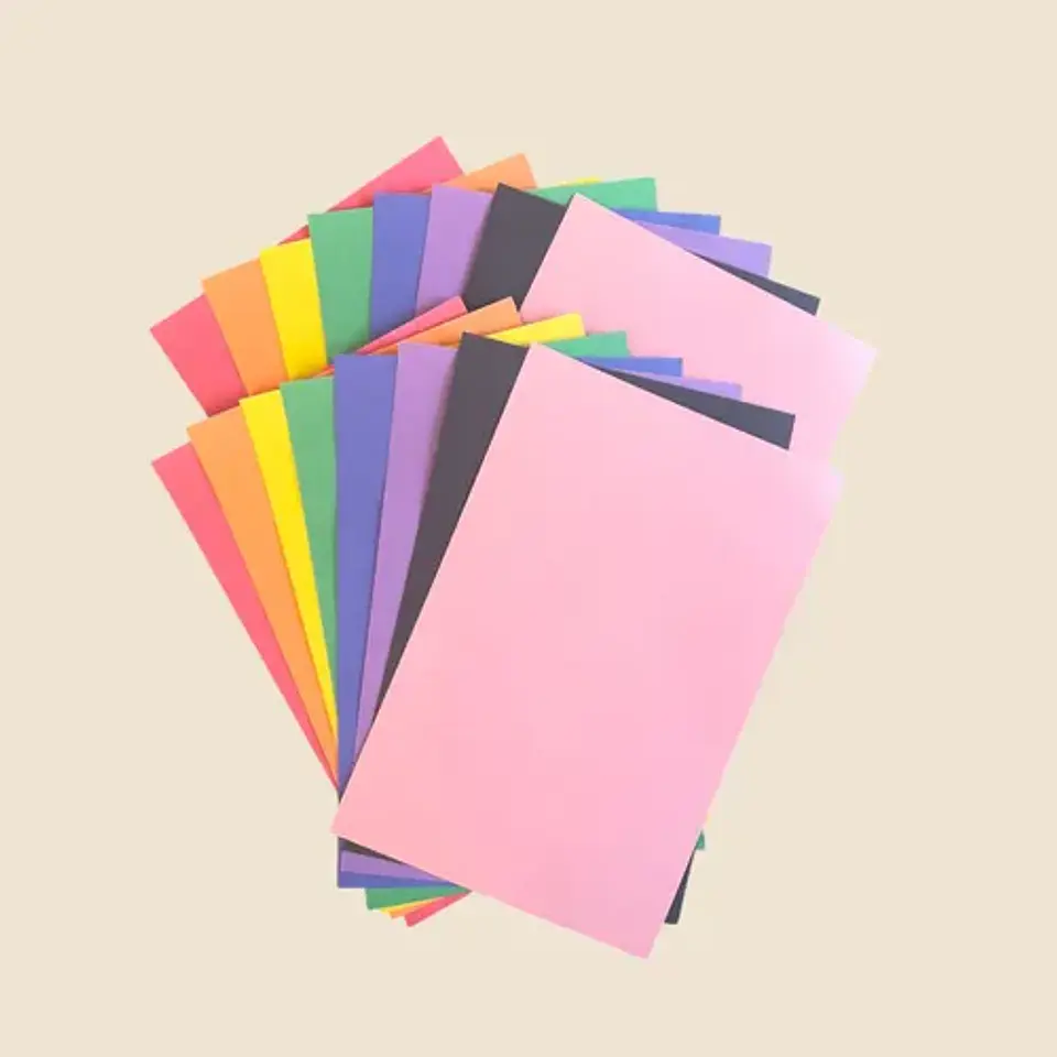 16 Hojas De Colores A5 Para Scrapbook, Junkjournal 1
