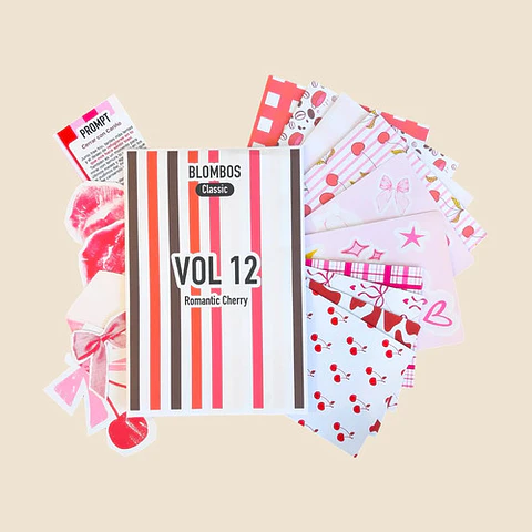 Sobre Scrapbook, Stickers Y Papelería - Vol 12 Cherry