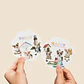 4 Láminas Stickers Pegatinas Perritos Y Gatitos Junk Journal - Miniatura 10