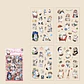 4 Láminas Stickers Pegatinas Perritos Y Gatitos Junk Journal - Miniatura 13