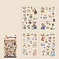 4 Láminas Stickers Pegatinas Perritos Y Gatitos Junk Journal - Miniatura 25