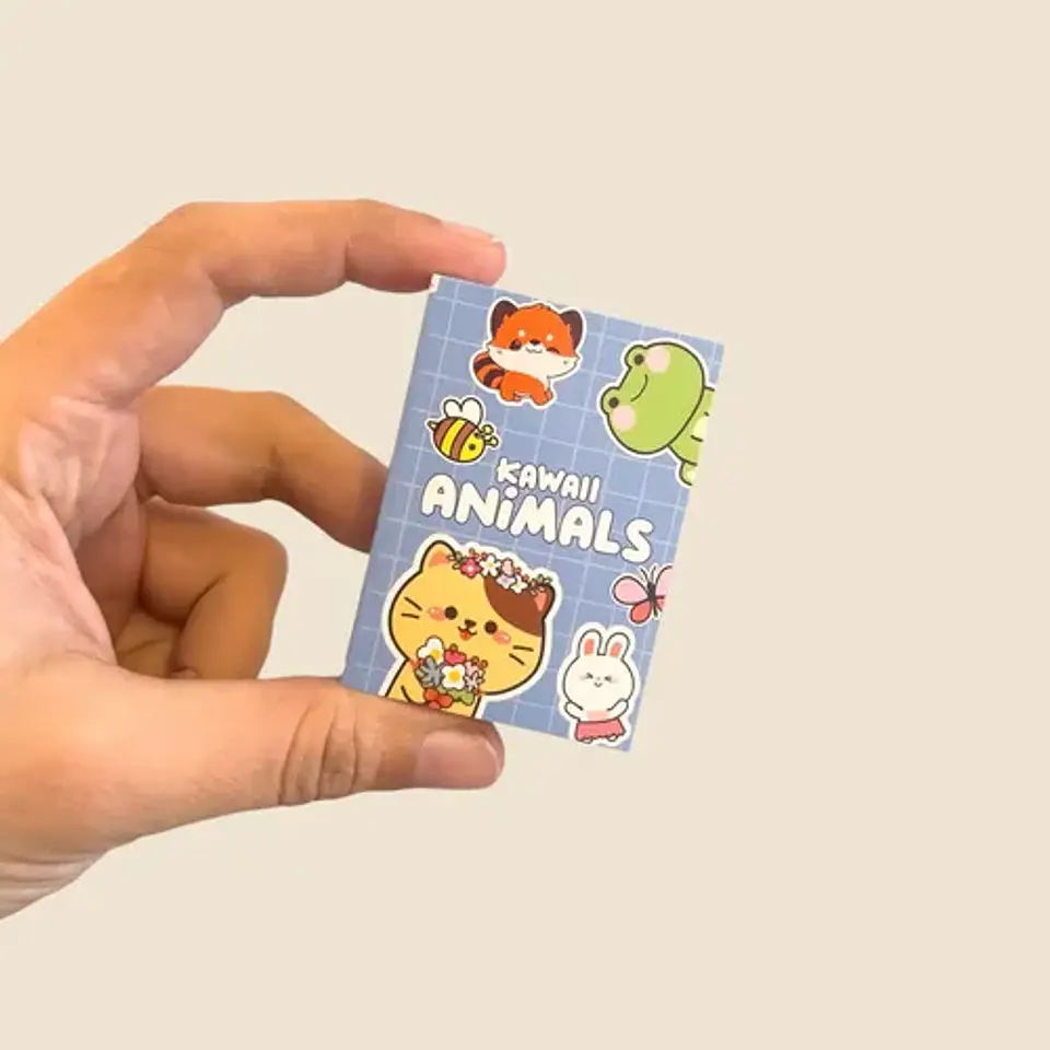Libros De Sticker Kawaii 1 Unidad +70 Páginas De Pegatinas 8