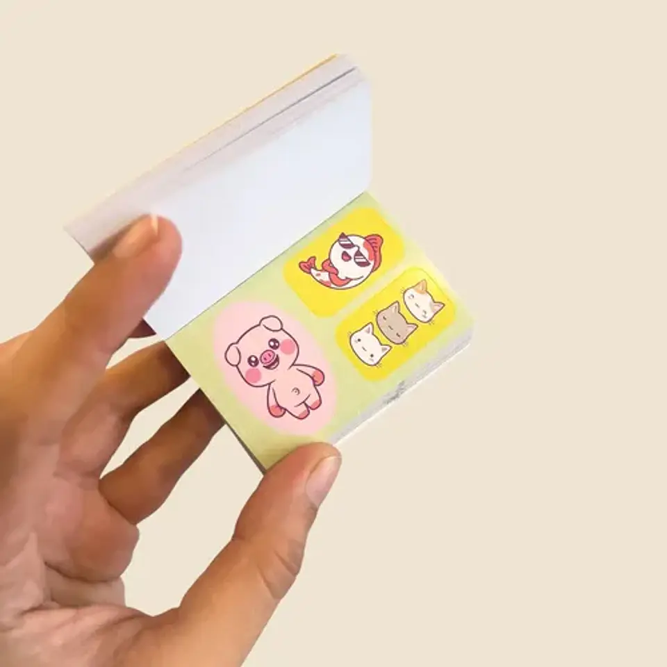 Libros De Sticker Kawaii 1 Unidad +70 Páginas De Pegatinas 10