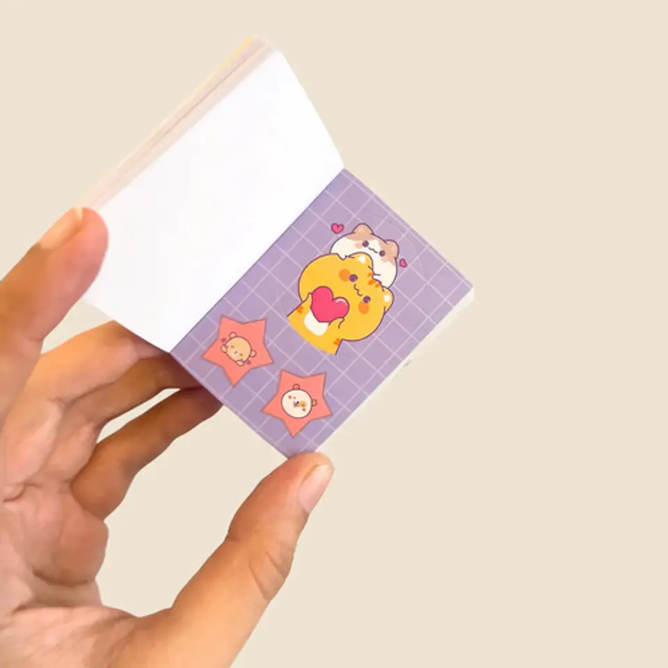 Libros De Sticker Kawaii 1 Unidad +70 Páginas De Pegatinas 12